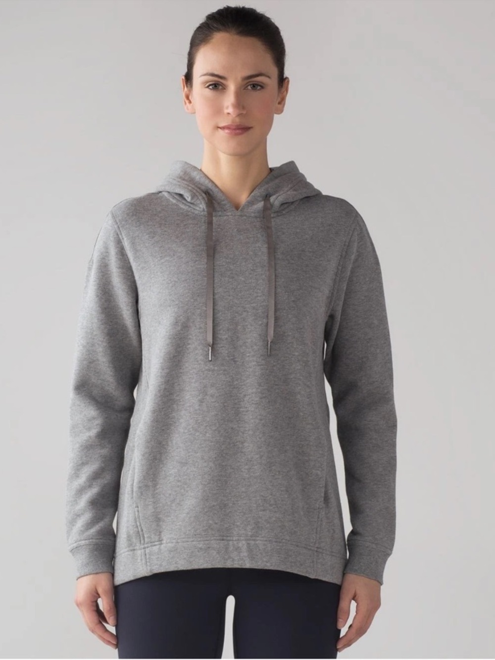 Lululemon | W3ANBS Wind Down Pullover Hoodie Womens Size 12 Heathered Gray